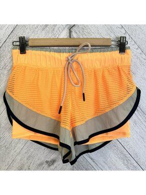 Free People Movement Shorts Run for the Hills Womens XS Orange FP Double Layered